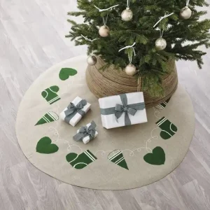 Stickpackung Tannenbaumdecke Herzen Neue Ware