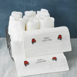 Stickpackung Handtücher Weihnachtsthema 2-er Pack Saisonangebot