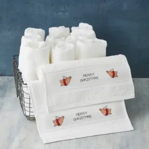 Sale Stickpackung Handtücher Weihnachtsferkel 2-er Pack