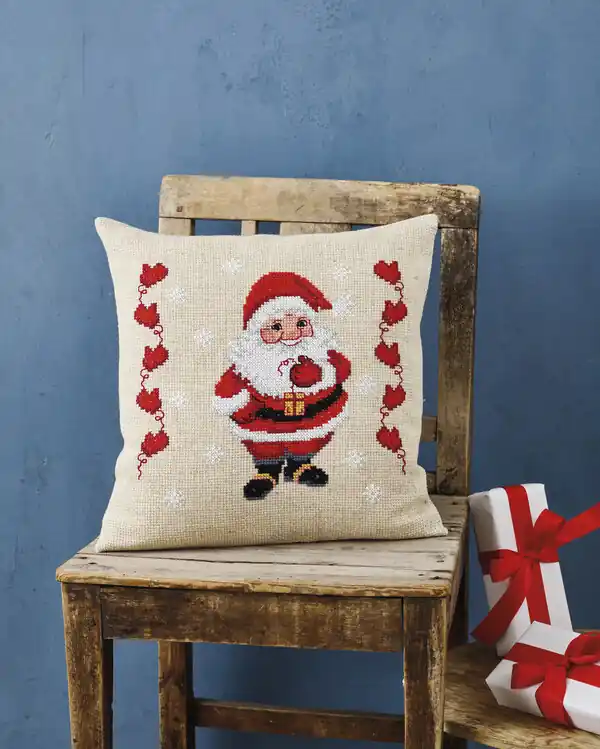 Stickpackung Kissen Weihnachtsmann Online Kaufen