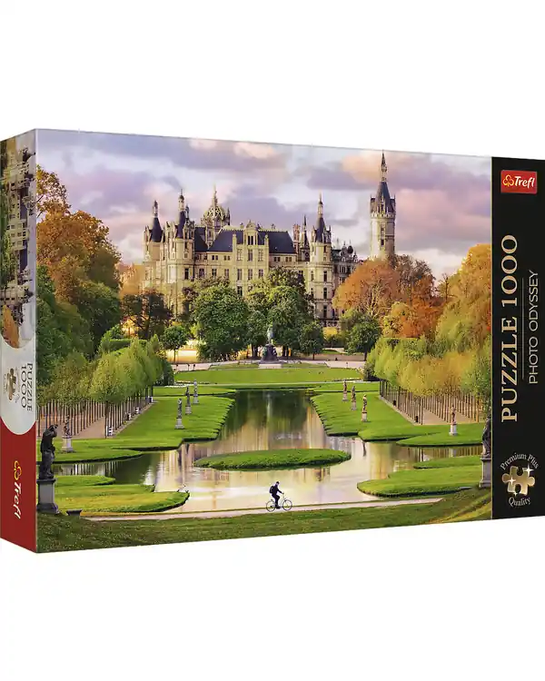 Handgefertigt Puzzle Premium Plus Schweriner Schloss 1000 Teile