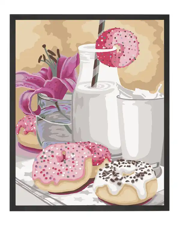 Aktuell Paint by numbers Süßigkeiten