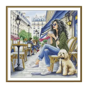 Gratis Versand Stickset Canvas Calm Moment