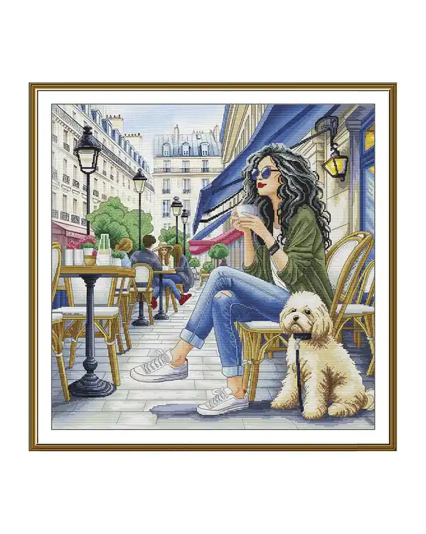 Gratis Versand Stickset Canvas Calm Moment