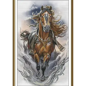 Garantierte Lieferung Stickpackung Bild Ein edler Traber