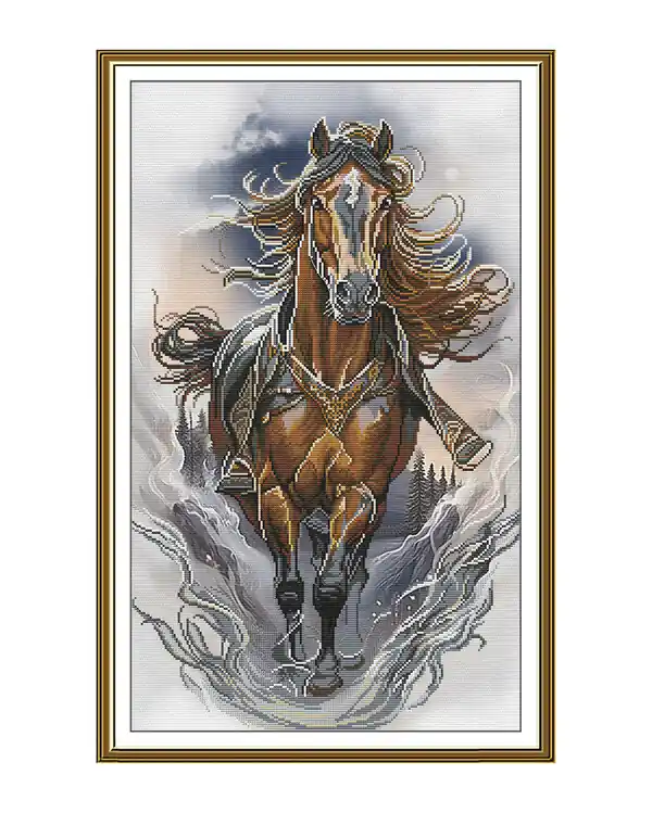 Garantierte Lieferung Stickpackung Bild Ein edler Traber