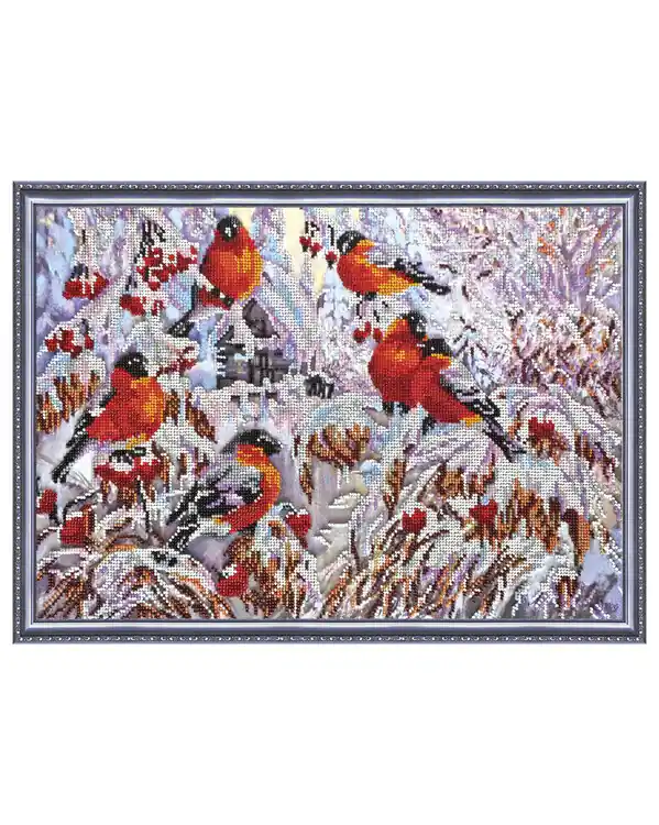 Neuheit Perlenstickerei Dompfaffen