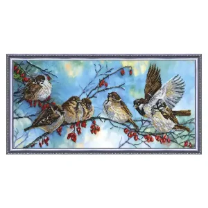 Perlenstickerei Vögel Kostenloser Versand