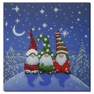 Perlenstickerei Drei Wichtel Markenware