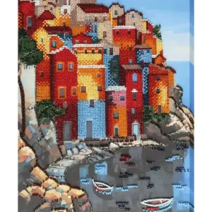 Perlenstickerei. Sicherer Hafen Saisonangebot