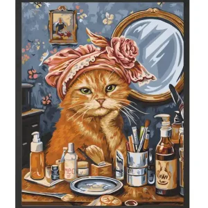 Paint by Numbers Katzen-Boudoir Wochenendangebot