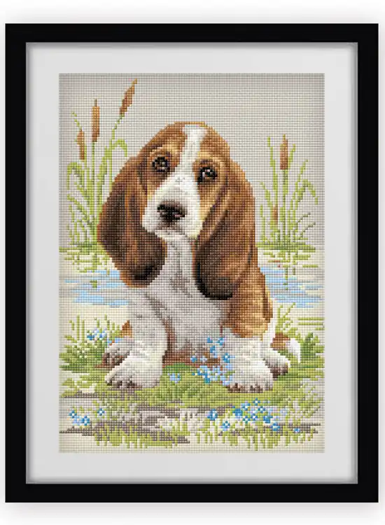 Preisreduziert Diamond Painting Welpe