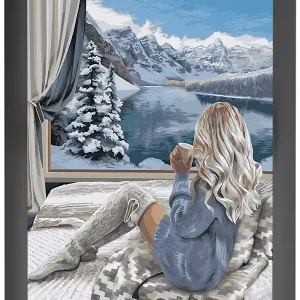 Paint By Numbers Winterlandschaft Aktuell