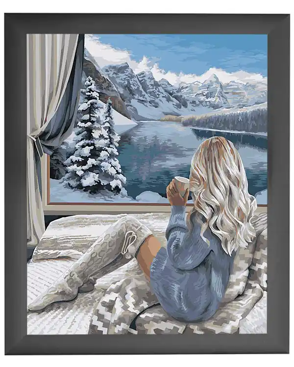 Paint By Numbers Winterlandschaft Aktuell