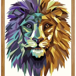 Ab Werk Paint by numbers Löwe