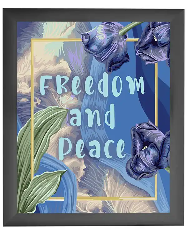 Paint by numbers Freedom and peace Angebot