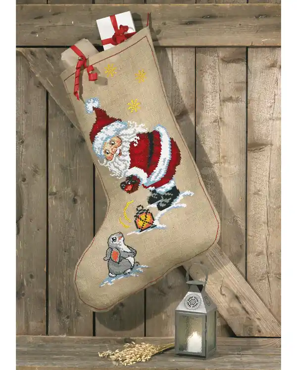 Stickpackung Strumpf Kleiner Freund Nur Für Kurze Zeit