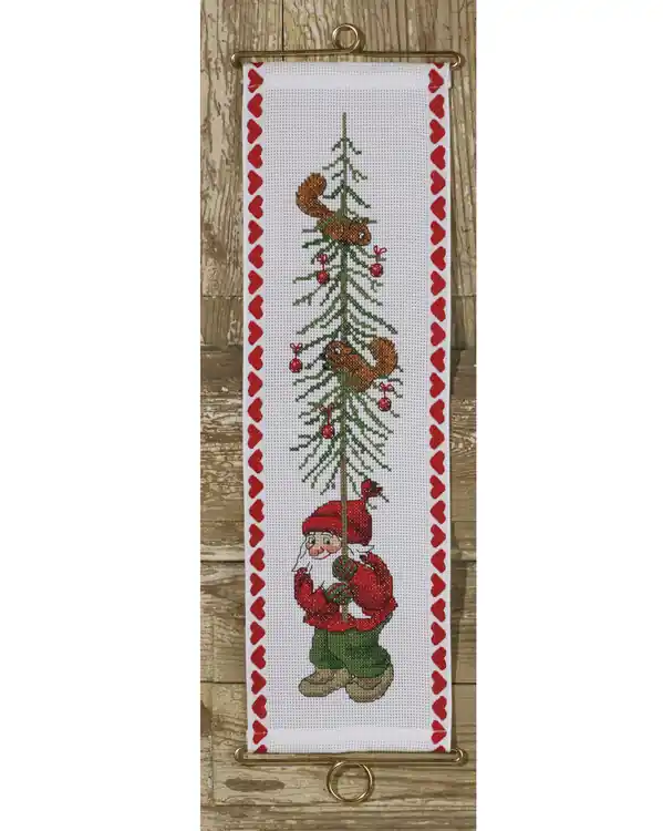 Wochenendangebot Stickpackung Miniwandbehang Tanne