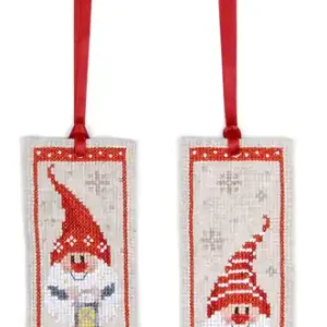 Neuheit Stickpackung Lesezeichen Gnome 2-er Pack