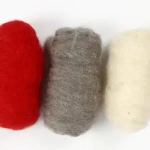 Kardierte Wolle 3-p Sonderaktion