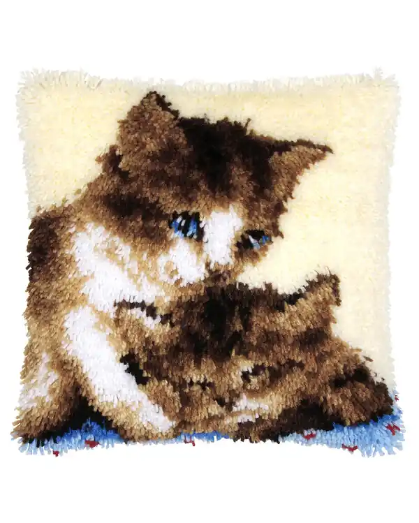 Saisonangebot Knüpfkissen Verschmust