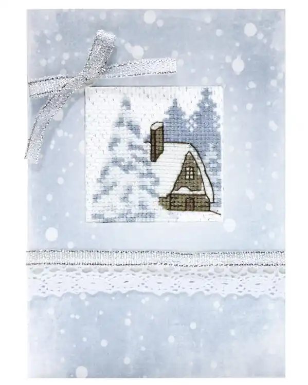 Jetzt Zugreifen Stickpackung Karte Winterland