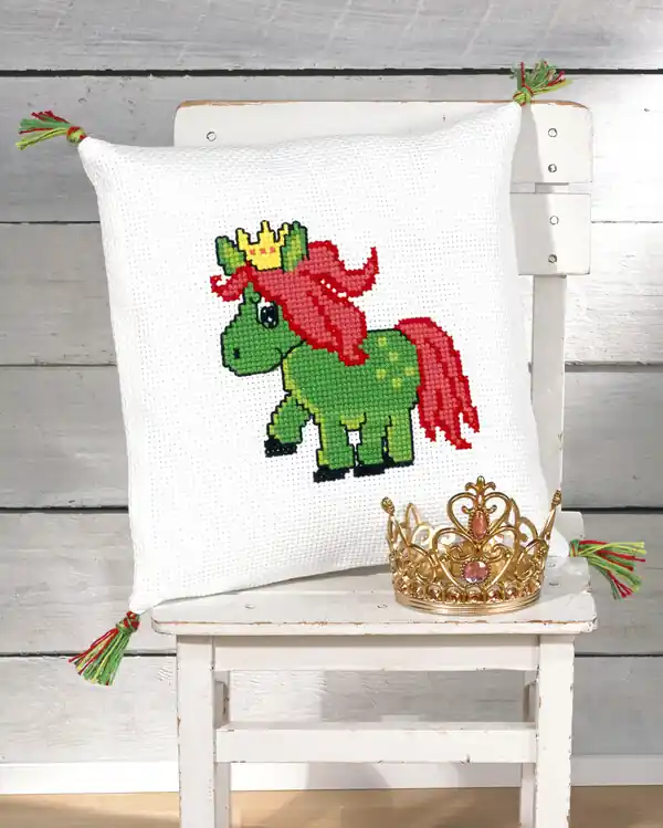 Geld-Zurück-Garantie Kissen Pony