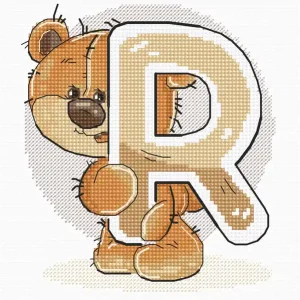 Ausverkauf Stickpackung Bild Teddy R