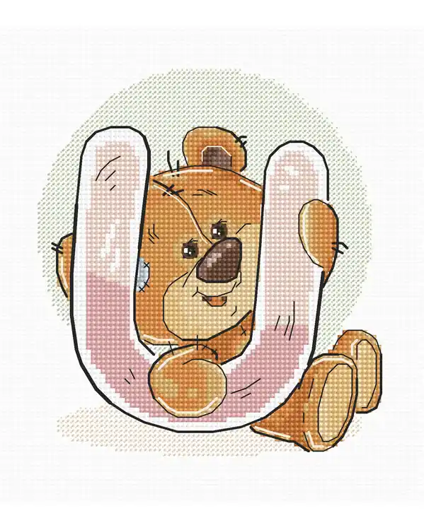 Preisreduziert Stickpackung Bild Teddy U