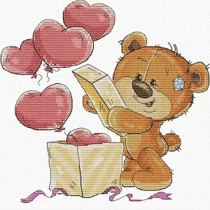 Stickpackung Bild Teddybär Bestseller