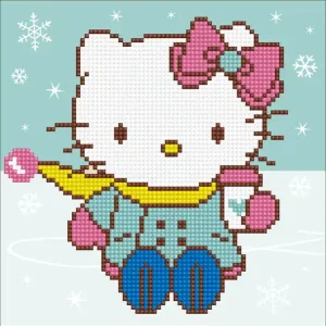 Diamond Painting Hello Kitty im Schnee Garantierte Lieferung