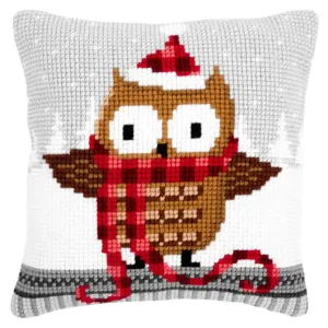 Kissen Weihnachtseule Neu