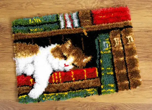 Knüpfmatte Lieblingsplatz Highlight