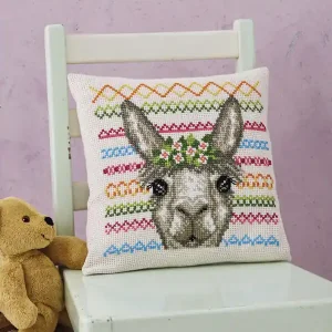 Stickpackung Kissen Alpaka Kostenfreie Lieferung