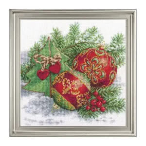 Stickpackung Bild Christbaumschmuck Neu