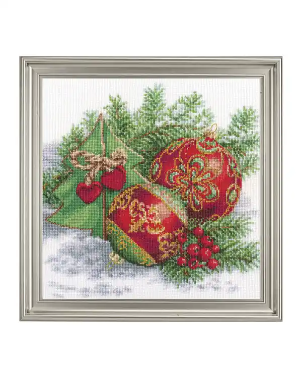 Stickpackung Bild Christbaumschmuck Neu