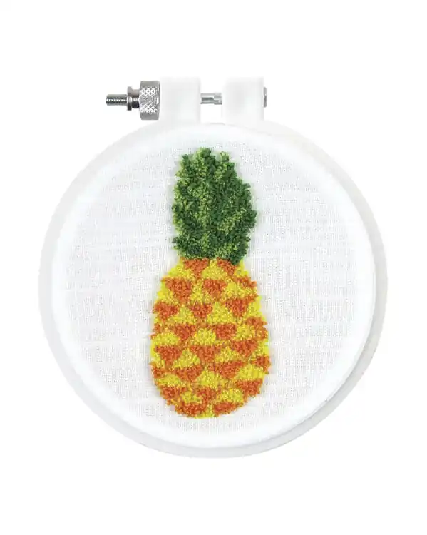 Kostenfreie Lieferung Punch needle Kit Ananas