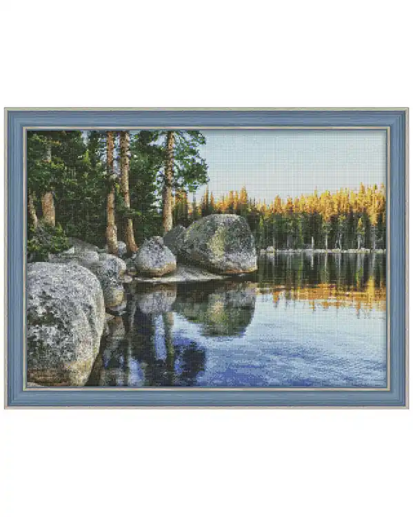 Ausverkauf Diamond painting Lake