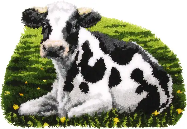 Original Knüpfmatte Ein herrlicher Tag