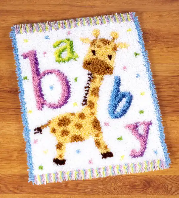 Solange Der Vorrat Reicht Knüpfmatte Giraffe