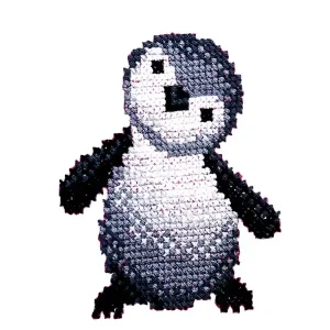 Saisonangebot Stickerei Pinguin