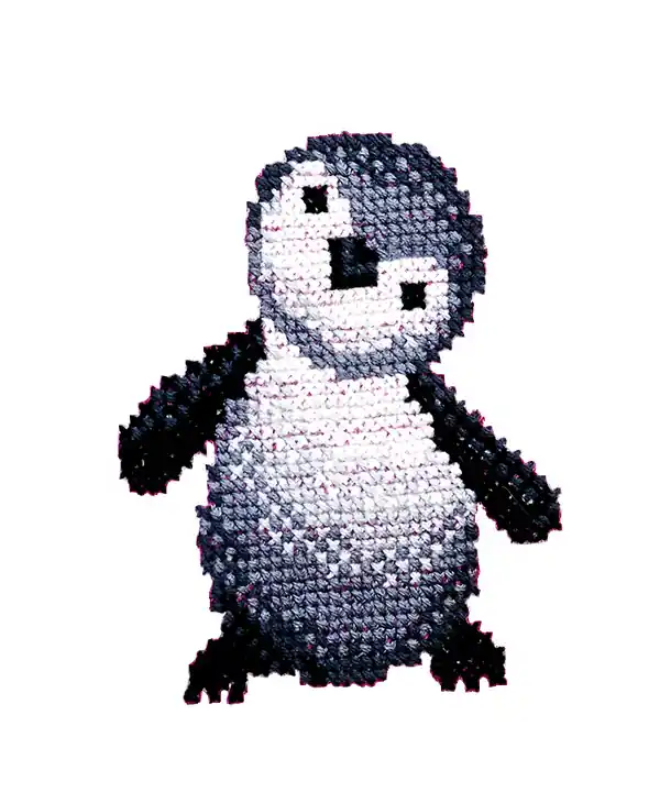 Saisonangebot Stickerei Pinguin