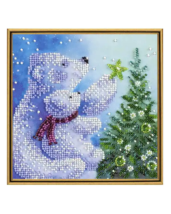 Sonderangebot Perlenstickerei Eisbären