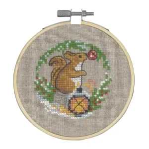 Sichere Zahlung Stickpackung Bild Eichhörnchen