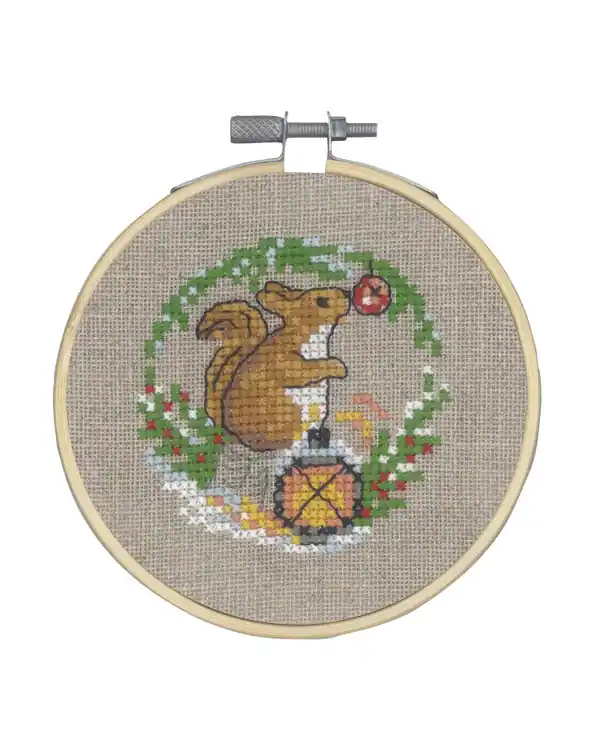 Sichere Zahlung Stickpackung Bild Eichhörnchen