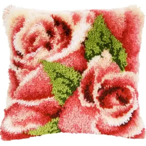 Ab Werk Knüpfkissen Rosen