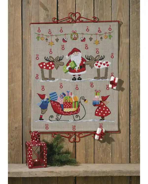 Stickpackung Kalender Geschenkeverteilung Premium