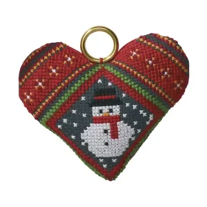 Exklusiv Stickpackung Weihnachtsdekoration Schneemann