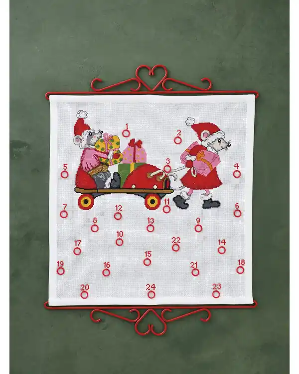 Preisreduziert Stickpackung Kalender Weihnachtsmäuse