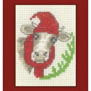 Exklusiv Stickpackung Bild Kuh